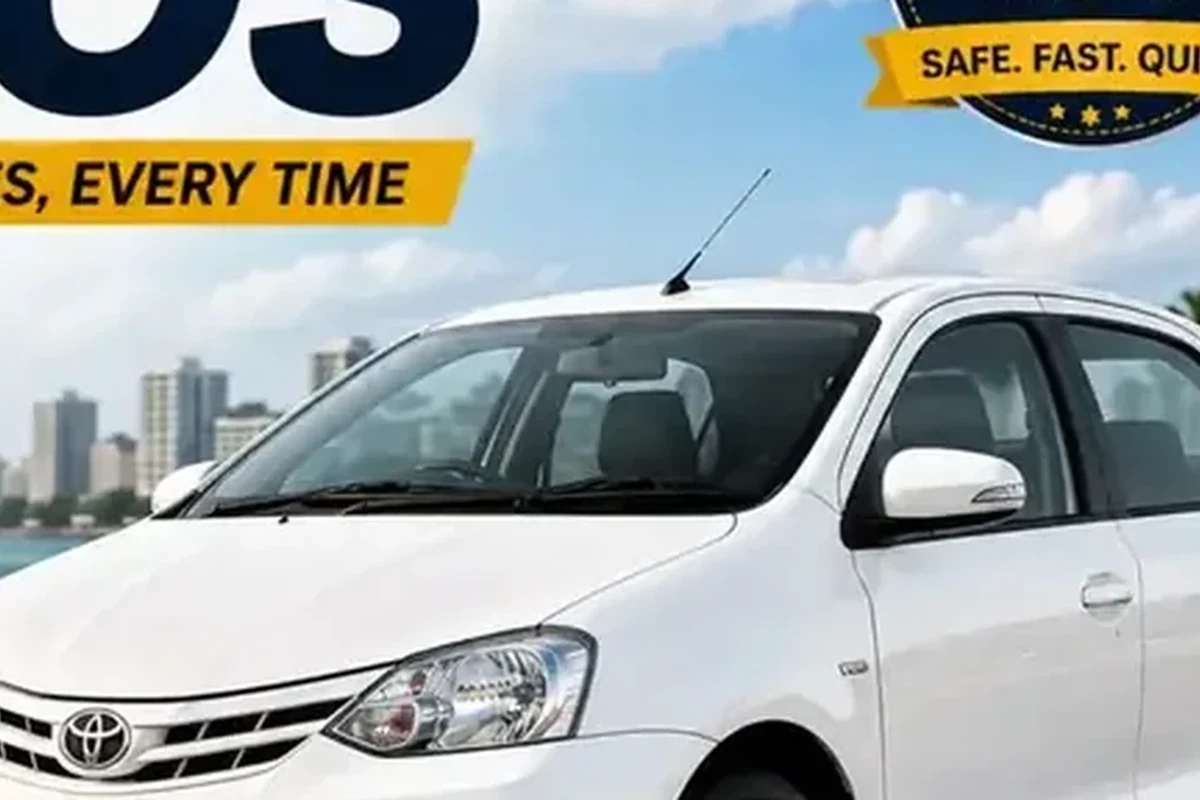 Toyota Etios rental poster by Neo Travel Mart