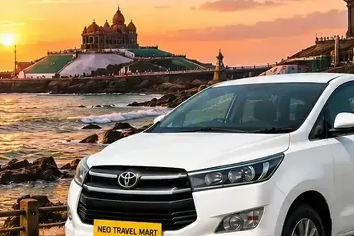 Kanyakumari taxi service poster by Neo Travel Mart Kanyakumari taxi service poster by Neo Travel Mart
