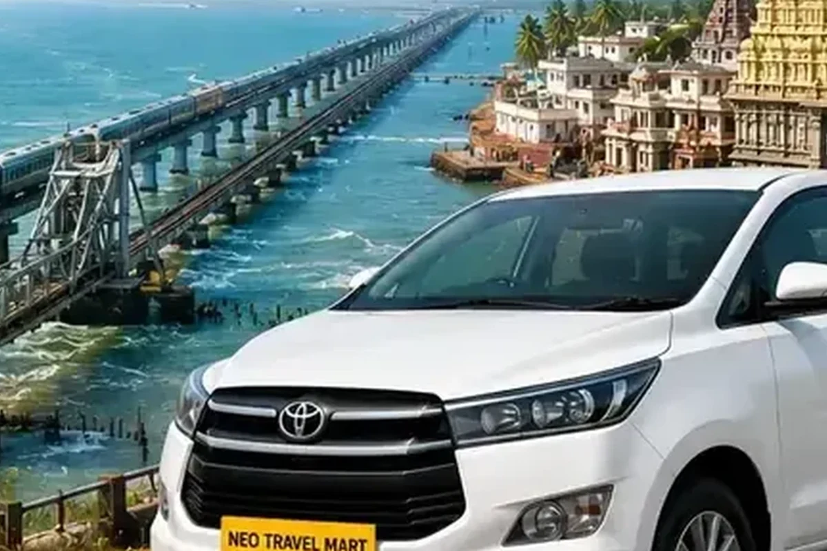 Rameswaram taxi service poster by Neo Travel Mart Rameswaram taxi service poster by Neo Travel Mart
